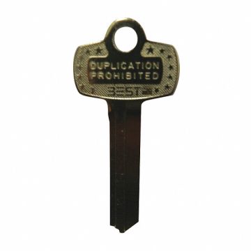 Key Blank BEST Lock Standard ADEFG Keywy