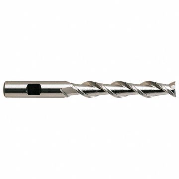 Square End Mill Single End 1/4 HSS