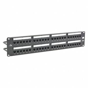 Patch Panel 3.46in.H 5e Category Steel