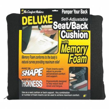 Massage Seat Cushion Black 17-1/2 H