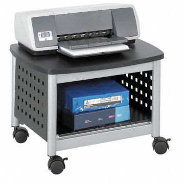 Underdesk Printer Stand Black/Silver