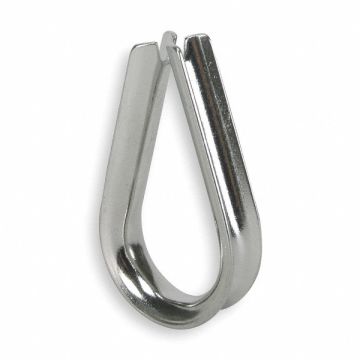 Wire Rope Thimble 1/8 In Steel PK25