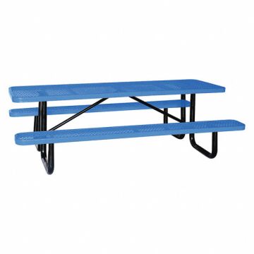 Picnic Table 96 W x62 D Blue