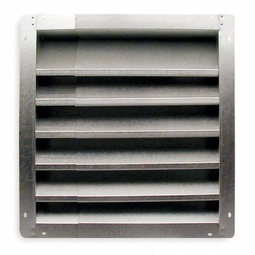 Louver Intake 24-42 In Galvanized Steel
