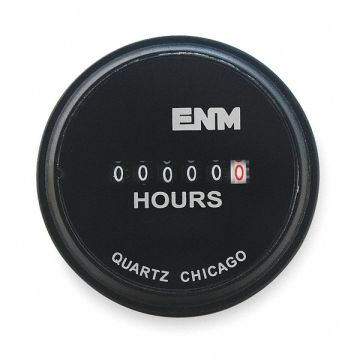 Hour Meter Electrical 2.31 in Round