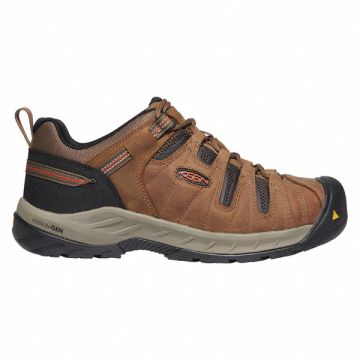 Hiker Shoe 8 D Brown Steel PR