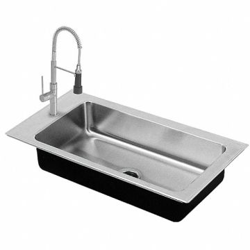 Just Class Sink Rect 40inx18inx6-1/2in