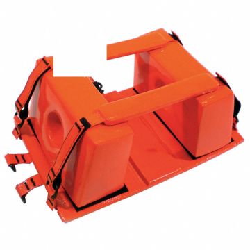 Head Immobilizer 10-1/2x16x6-1/2 Orange