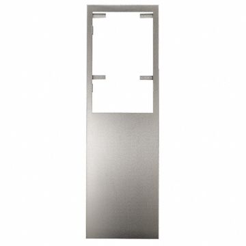 Wall Retrofit Kit Silver Stainless Steel