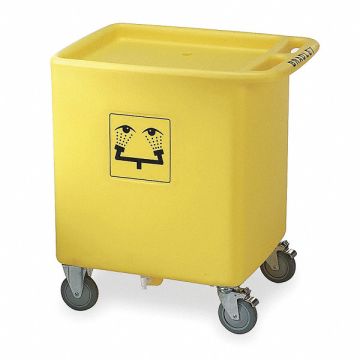 Eyewash Station Waste Container Yellow