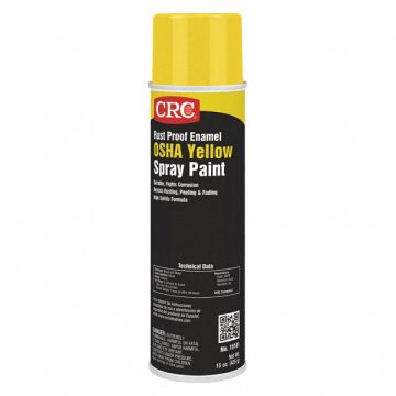 Enamel Spray Paint-OSHA Yellow 15 Wt Oz