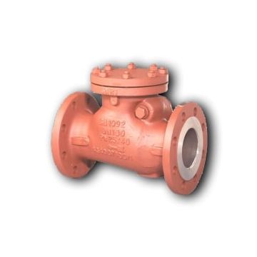 Valve, Check, Bolted Cover Swing, 4", 150#, Flanged RF, FB, LCC /F316/Stellited,