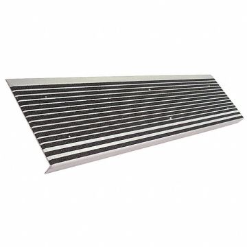 Stair Tread Black 60in W Extruded Alum