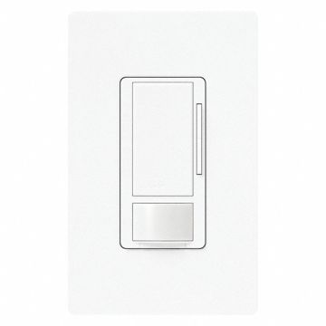 Vacancy Dimmer Snsr Wall White