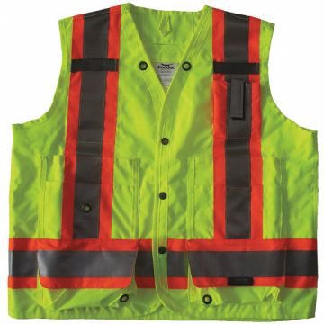 Safety Vest Yellow/Green L Snap