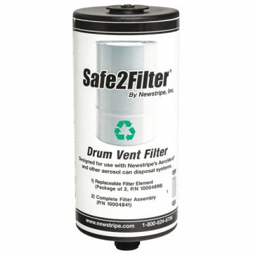 Carbon Filter Can 10-1/2 H
