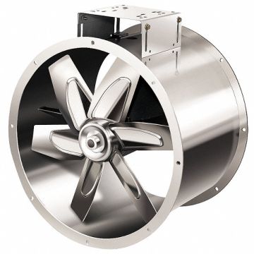 Steel 33.6 Dia 24 L 46.6 H Tubeaxial Fan