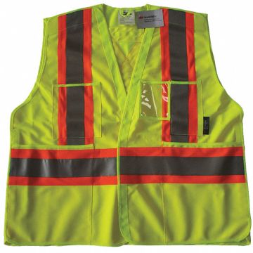 Safety Vest Yellow/Green L/XL Polyester