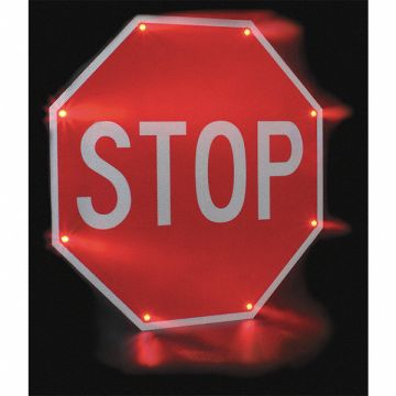 LED Stop Sign Stop Aluminum 36 x 36