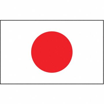 Japan Flag 3x5 Ft Nylon