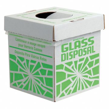 Glass Disposal Container 12 lb PK6