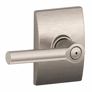 Door Lever Lockset Satin Nickel Privacy