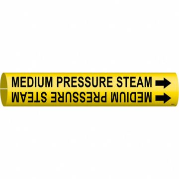 Pipe Marker Medium Pressure Steam