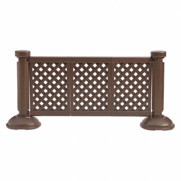 Fence Panel Brown 38-1/2 in x 84 in
