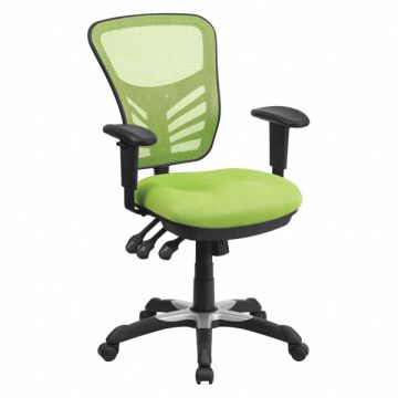 Side Chair Green Seat Mesh Back