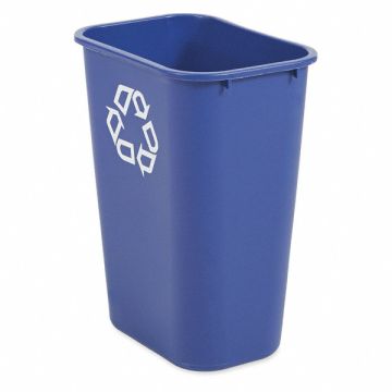 Deskside Recycle Bin 41 qt./39L Blue