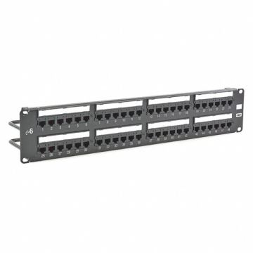 Patch Panel 3.46in.H 6 Category Steel