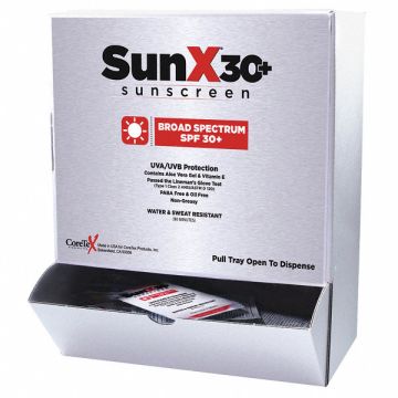 Sunscreen Cream Box Wrapped Packets