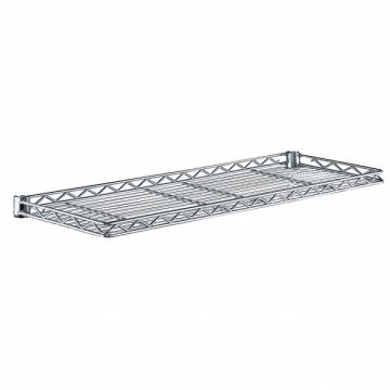 Wire Cantilever Shelf 48 W 12 D Chrome