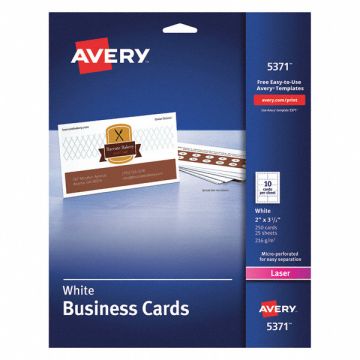 Business Cards Laser 2x3.5 PK250
