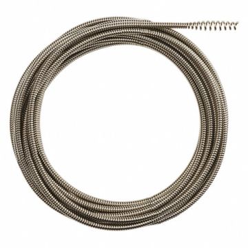 Drain Cleaning Cable 1/4 in Dia 25 ft L