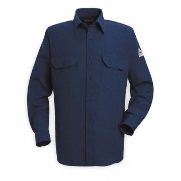 D1703 FR Long Sleeve Shirt Navy 3XL Button