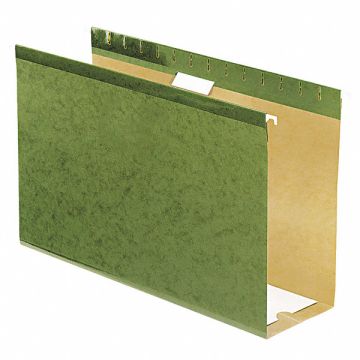 Box Hanging File Folder Std Green PK25