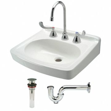 Bath Sink Oval 15-1/4inx10-3/4inx7in