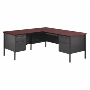 L-Shape Desk 66 W 29-1/2 H 72 D