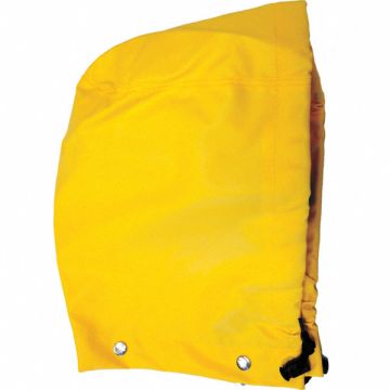Rain Hood Yellow Snaps Polyester/PVC