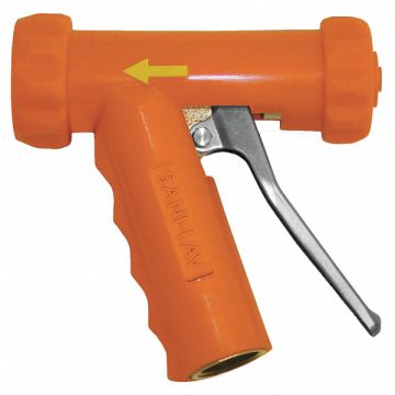 Water Nozzle Safety Orange 6-11/50 In L