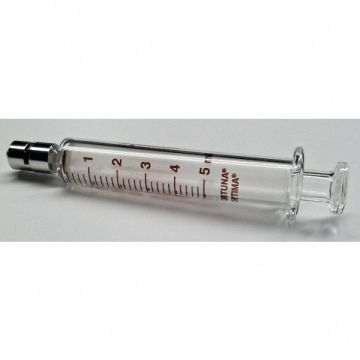 Glass Syringe Metal Luer Lock 5 mL