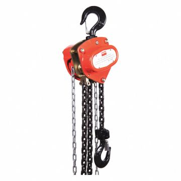 Manual Chain Hoist 4000 lb Lift 10 ft.