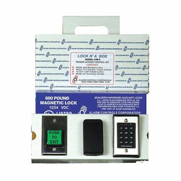 Access Control System Kit Silver/Black