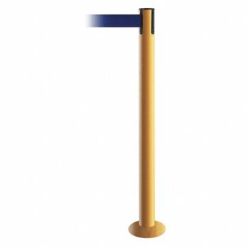 J1152 Fixed Barrier Post with Belt Blue