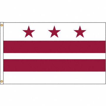 D3771 District Of Columbia Flag 4x6 Ft Nylon