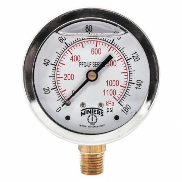 J1383 Gauge Pressure 4in. 0 to 160 psi