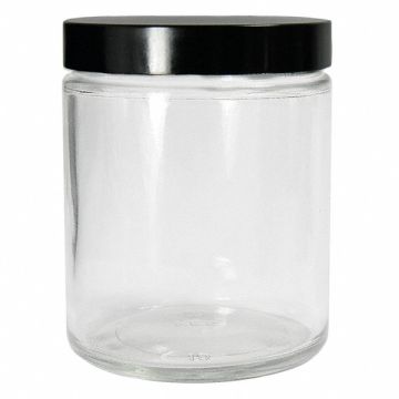 Jar 240mL Glass Wide PK24