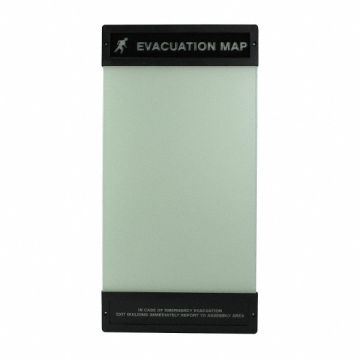 Evacuation Map Holder 17 in x 11 in