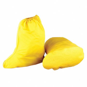 D7724 Boot Covers Slip Resist Sole M Yellow PR